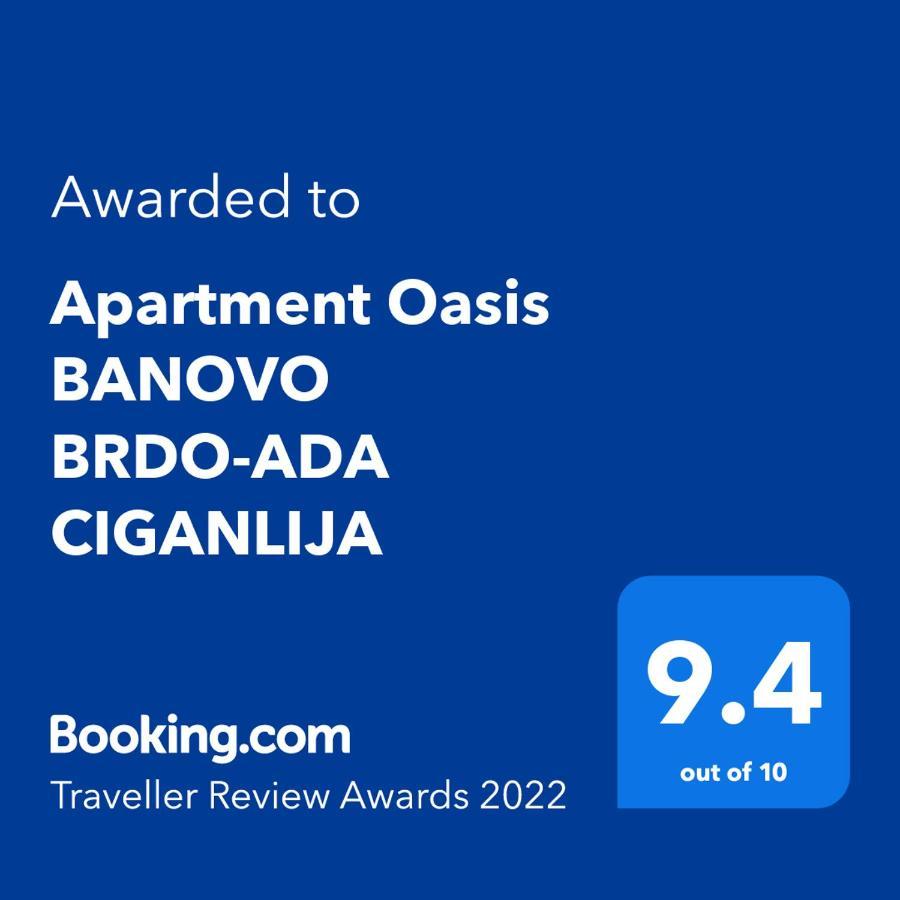 Apartment Oasis Banovo Brdo-Ada Ciganlija Belgrád Kültér fotó